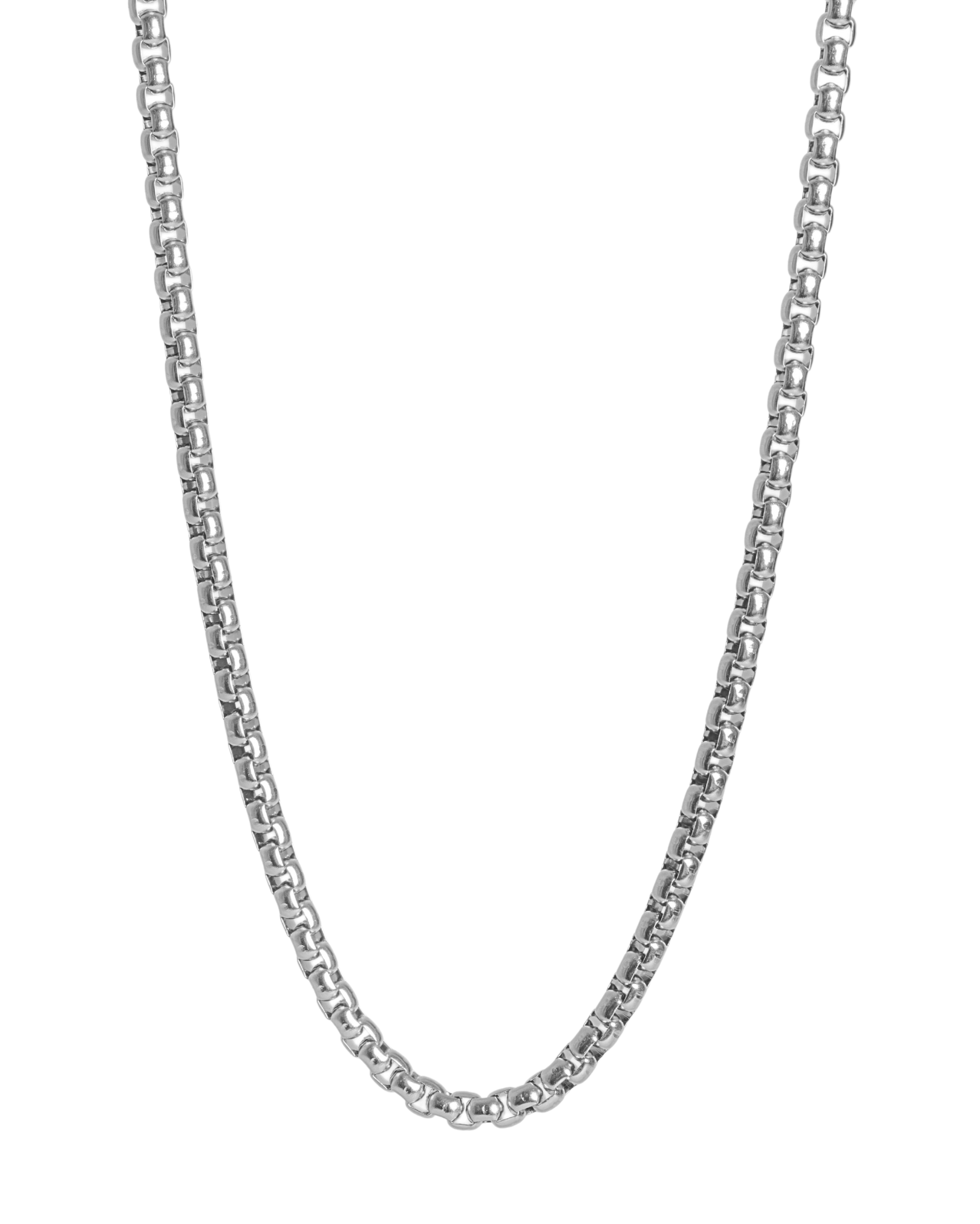 Pánsky Strieborný Náhrdelník - Box Chain 5 mm