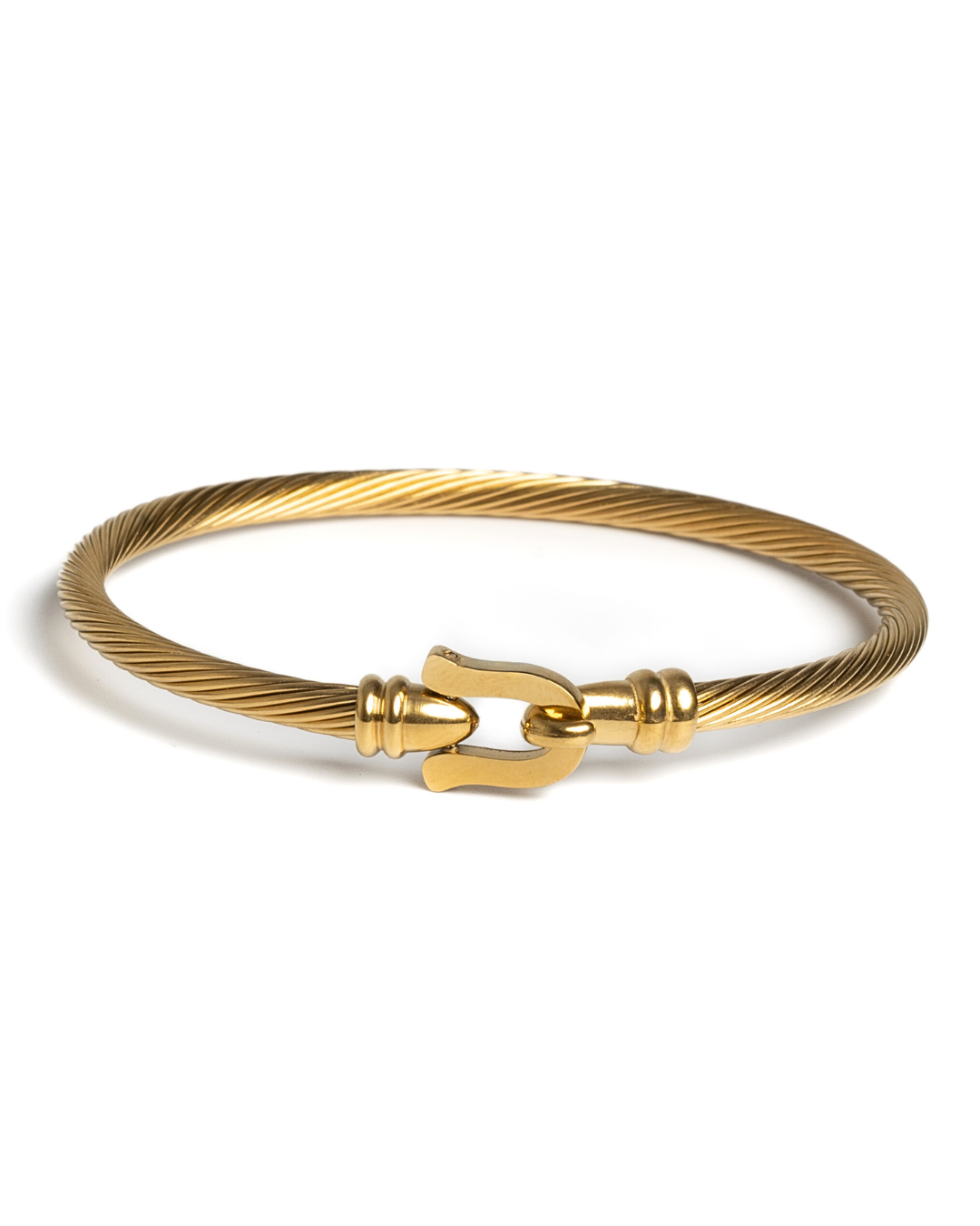 Dámsky Twist Cable Bangle - Gold