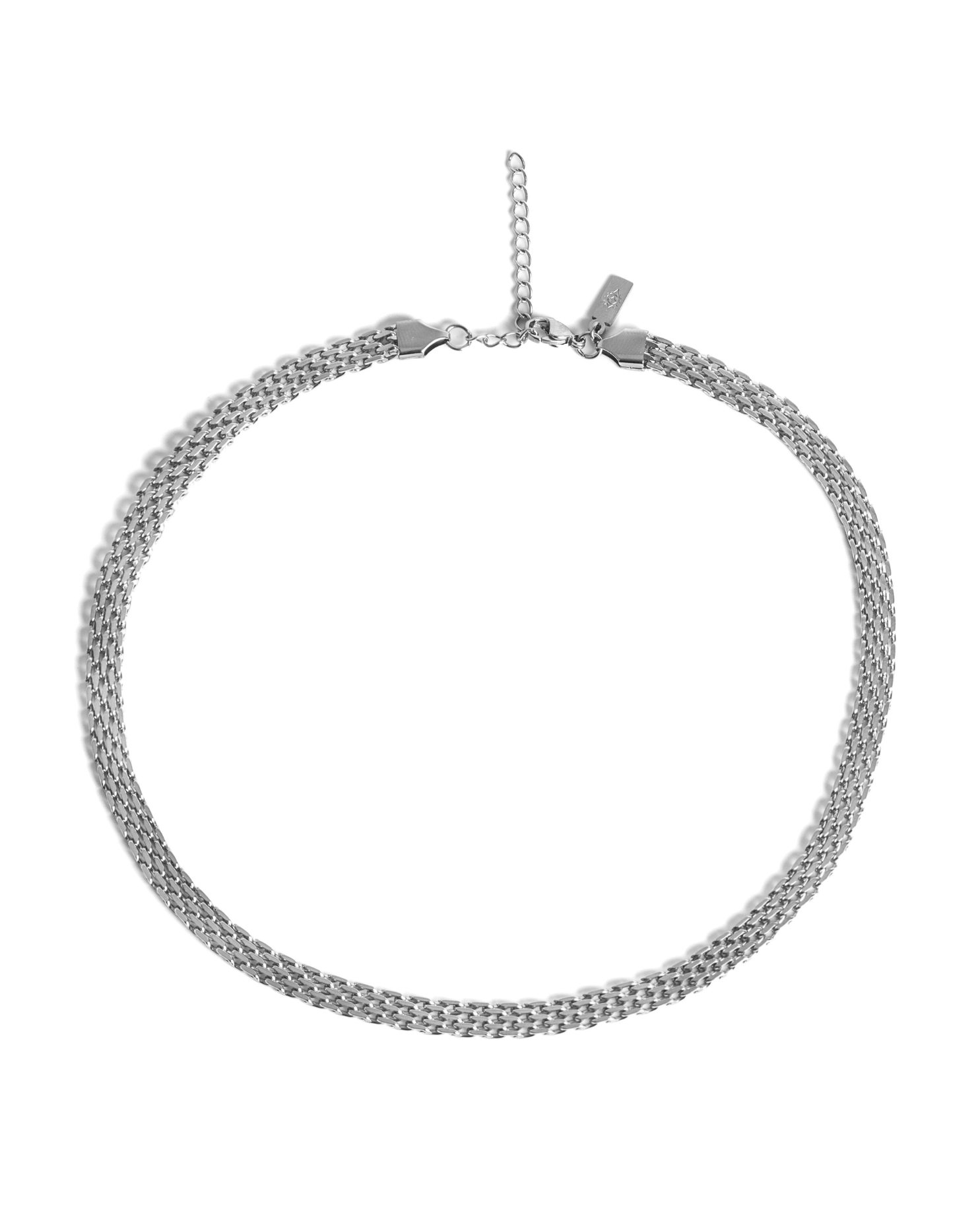 Dámsky Strieborný Choker - Mesh
