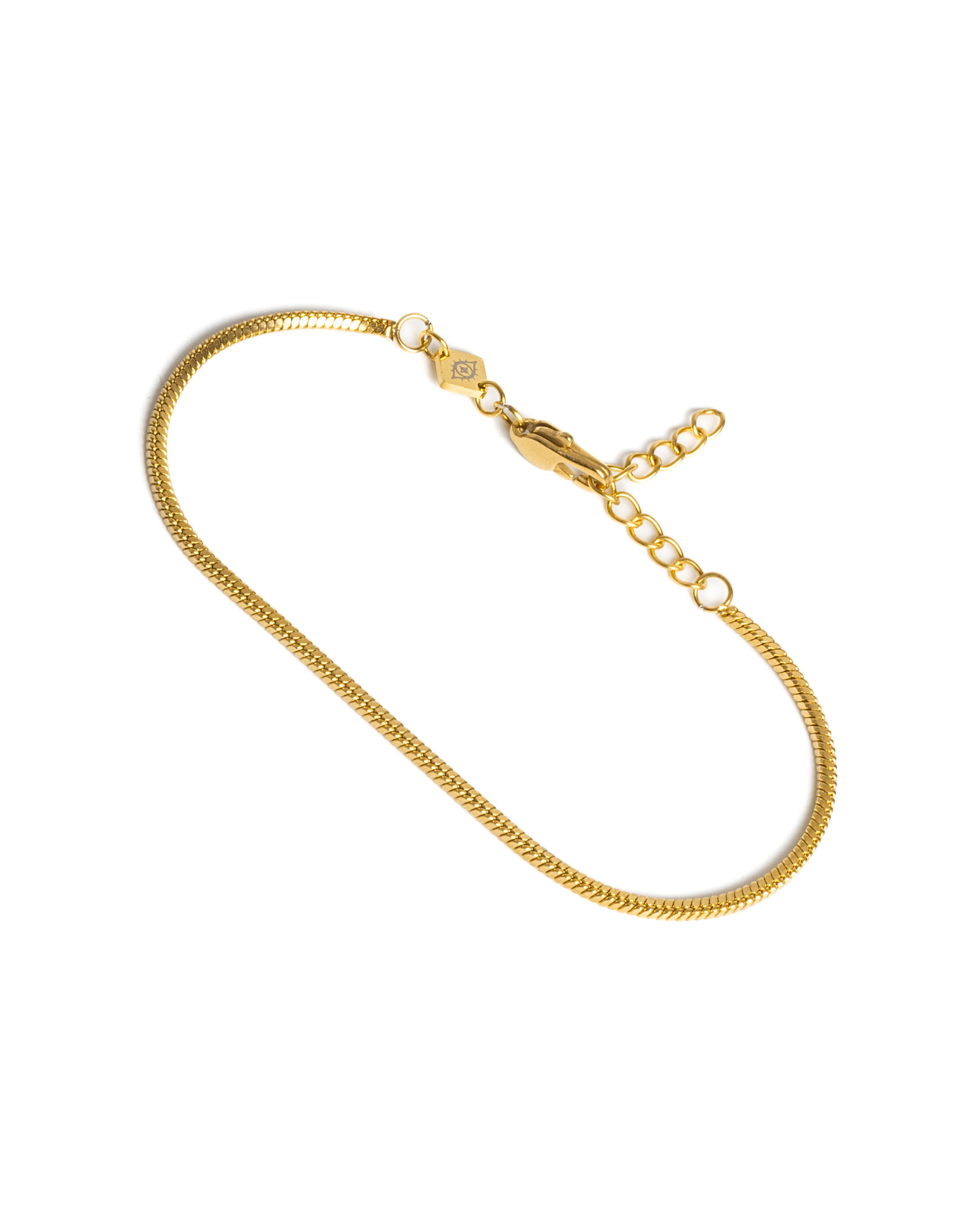 Dámsky Retiazkový Náramok - Snake 2 mm & Gold