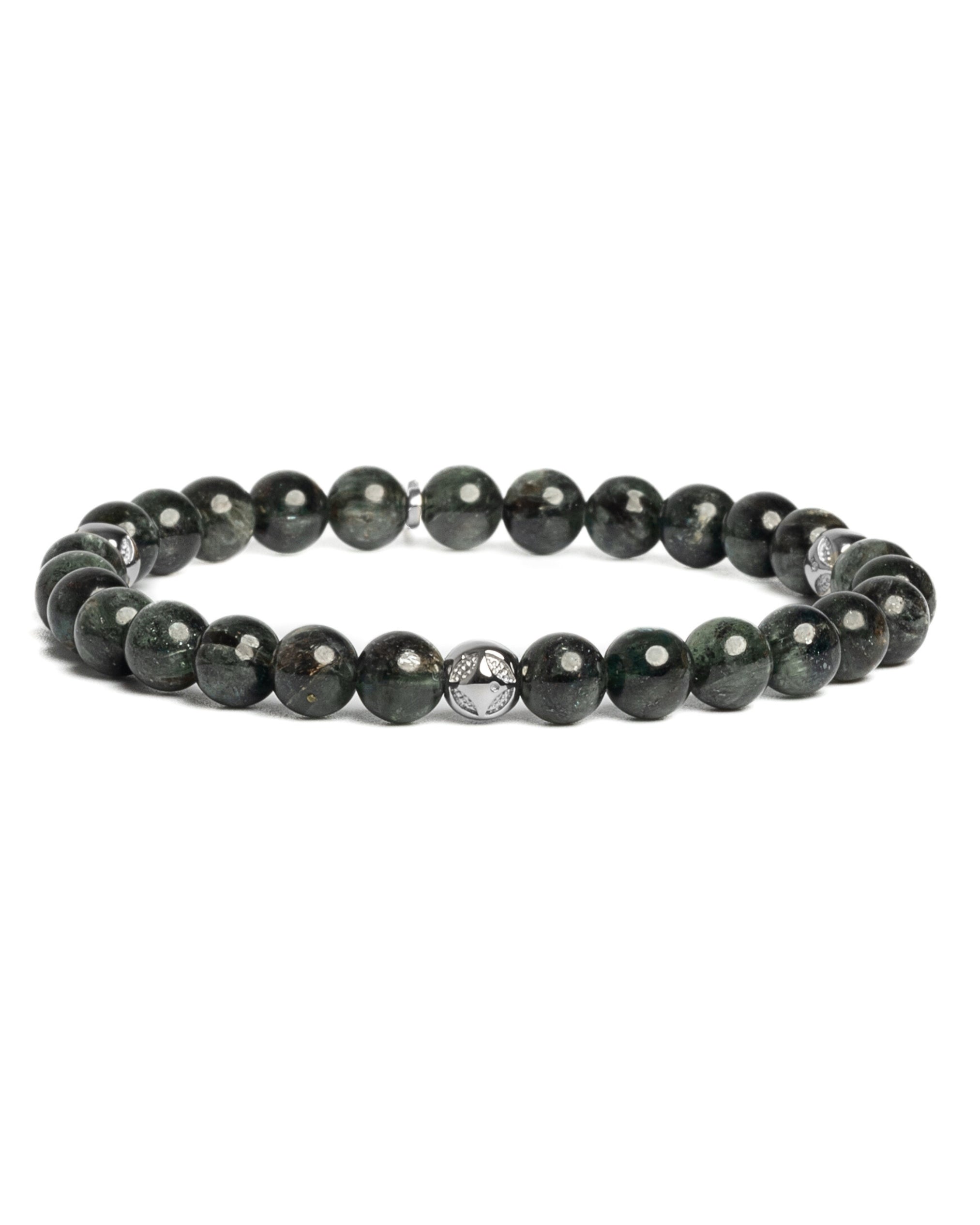 Pánsky Elastický Náramok - Serafinit & Silver