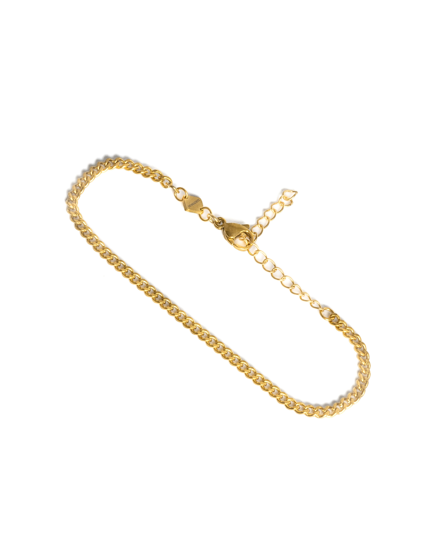 Dámsky Retiazkový Náramok - Curb 3 mm & Gold