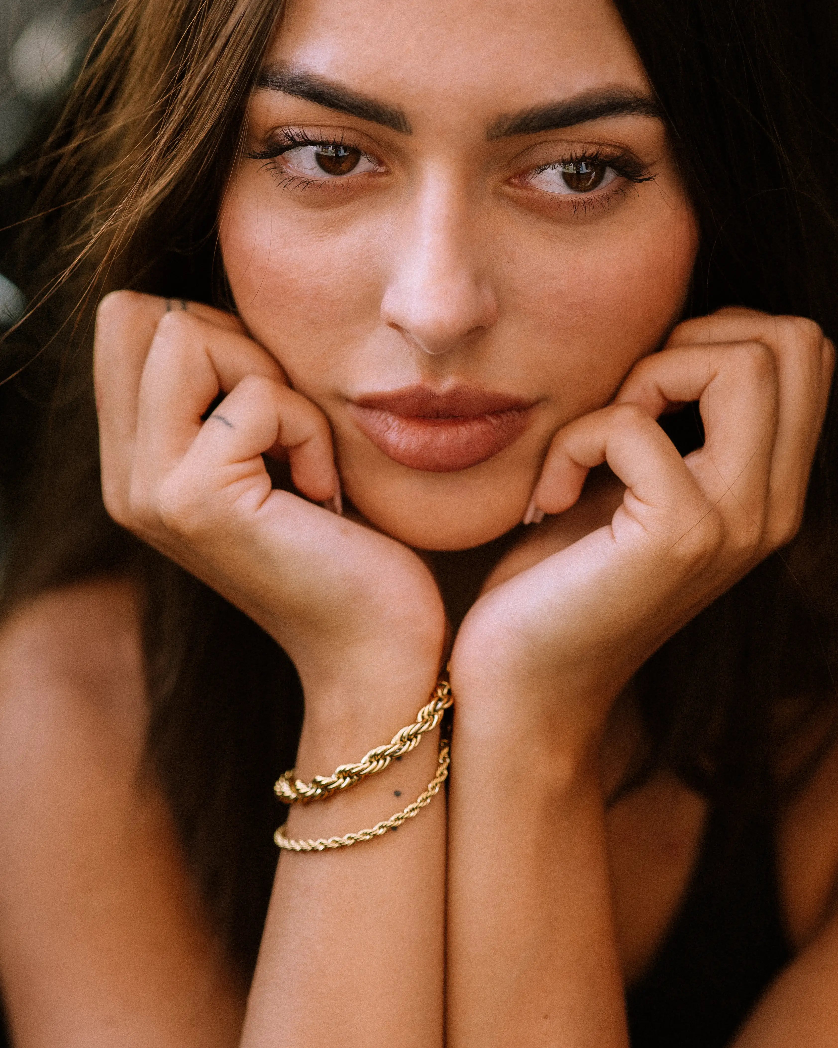 Dámsky Retiazkový Náramok - Rope 6 mm & Gold