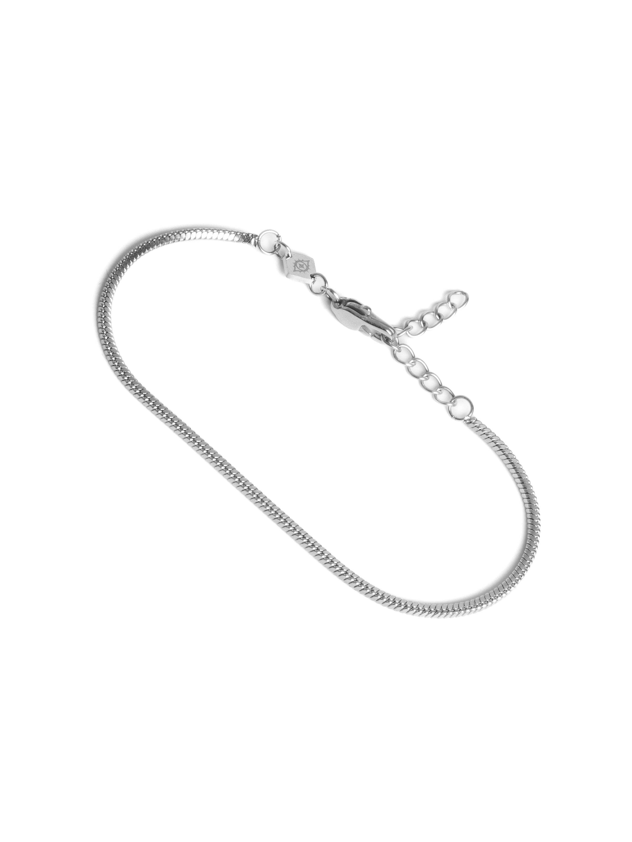 Dámsky Retiazkový Náramok - Snake 2 mm & Silver