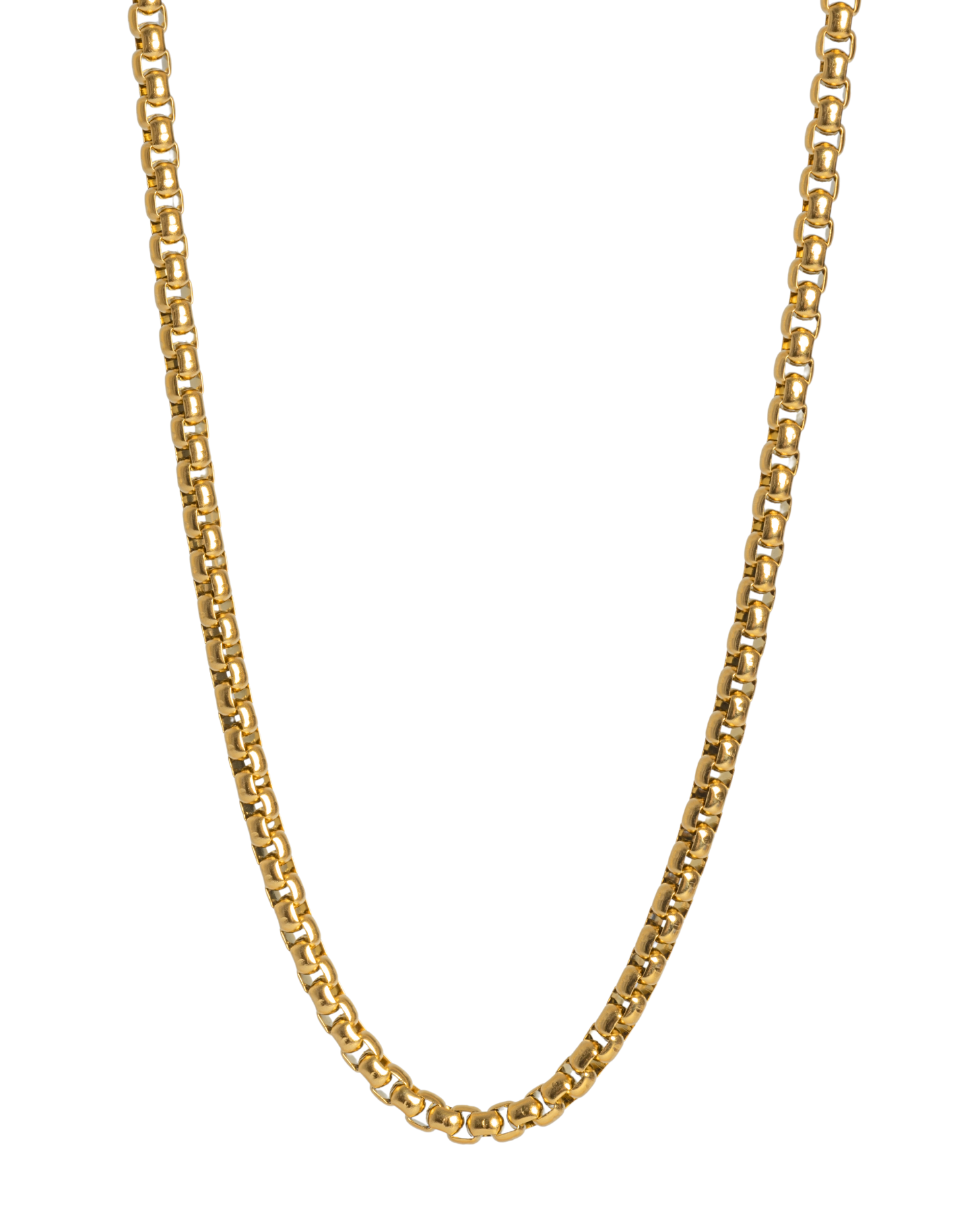 Pánsky Zlatý Náhrdelník - Box Chain 5 mm