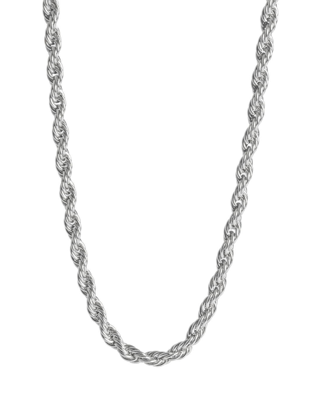 Pánsky Strieborný Náhrdelník - Rope Chain 6 mm