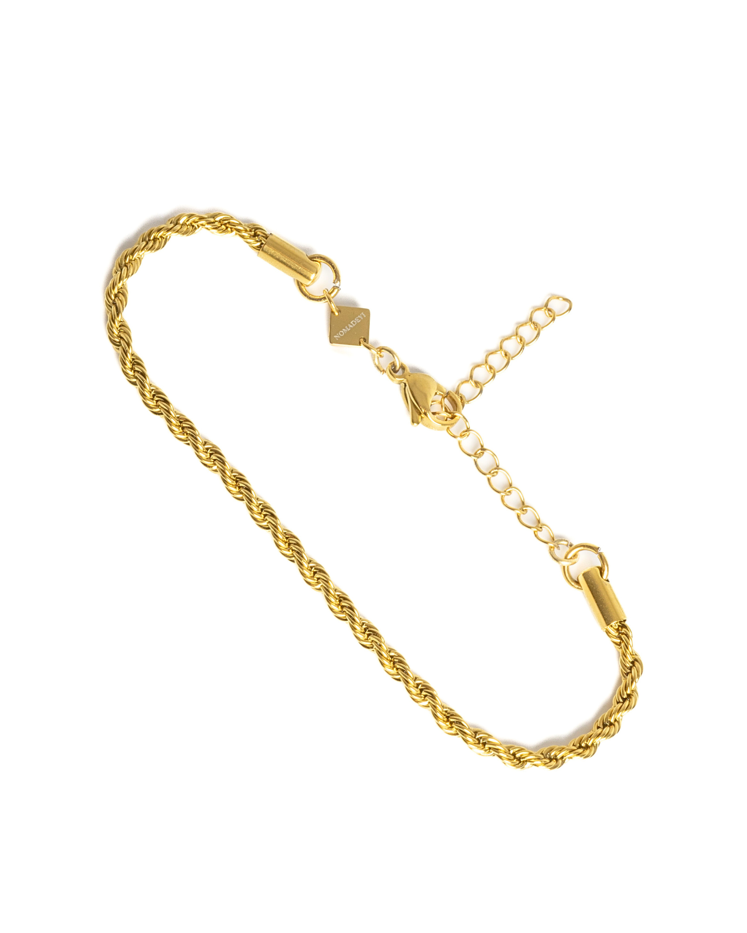 Dámsky Retiazkový Náramok - Rope 3 mm & Gold