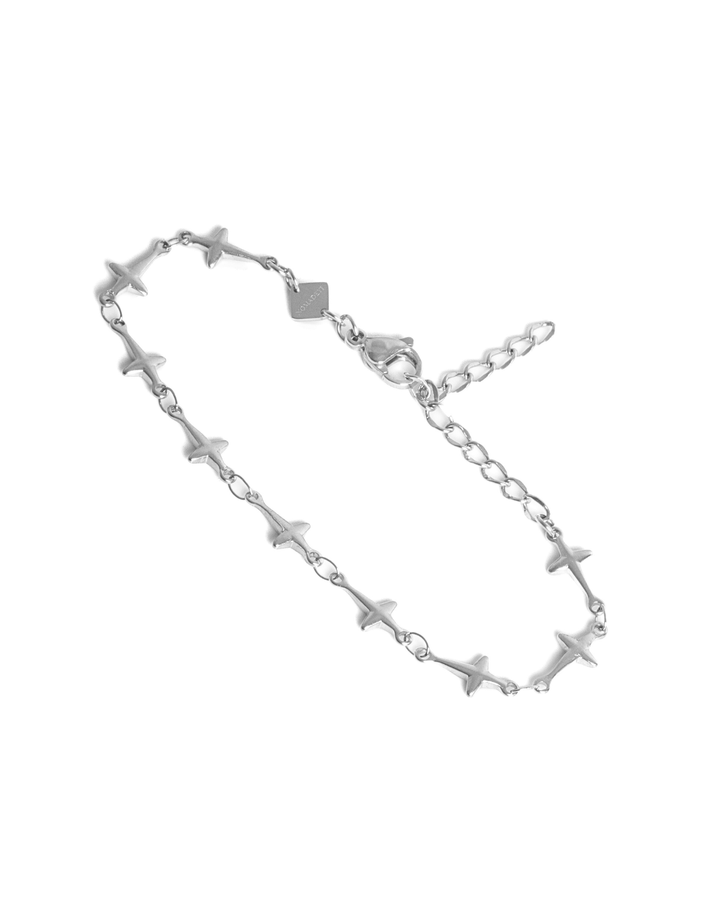 Dámsky Cross Link Náramok - Silver