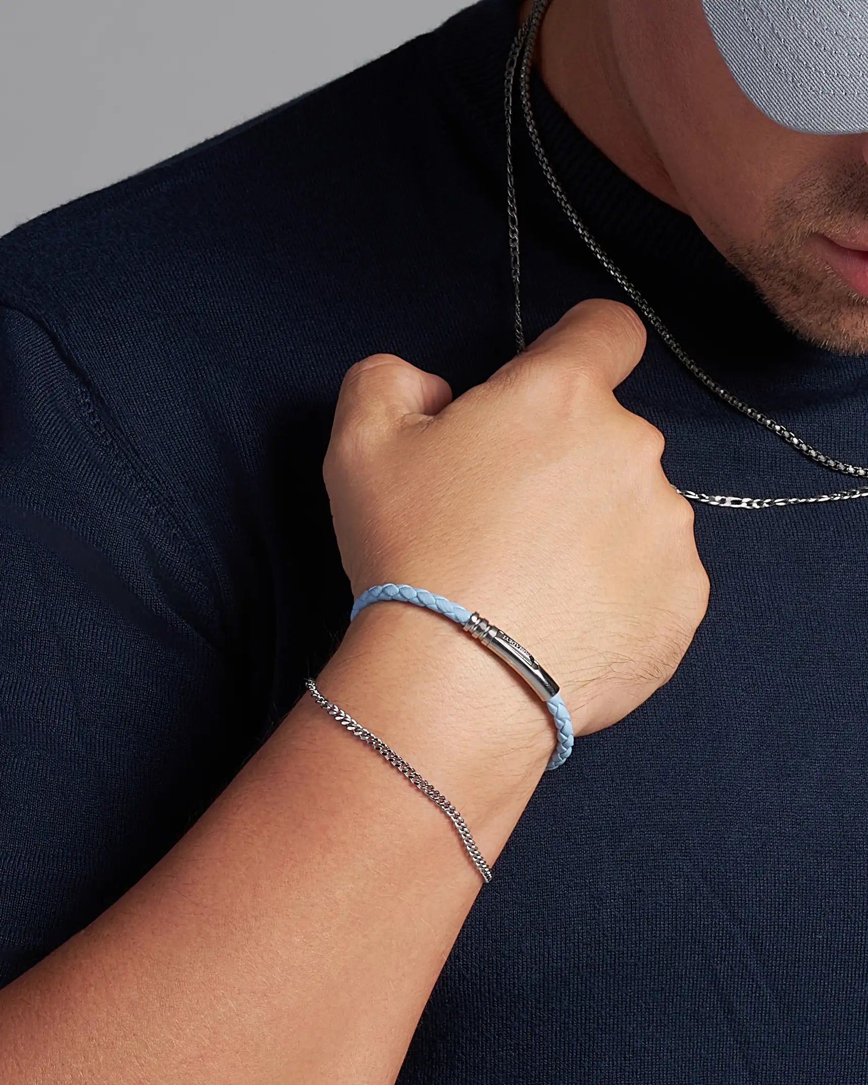 Pánsky Retiazkový Náramok - Curb 3 mm & Silver